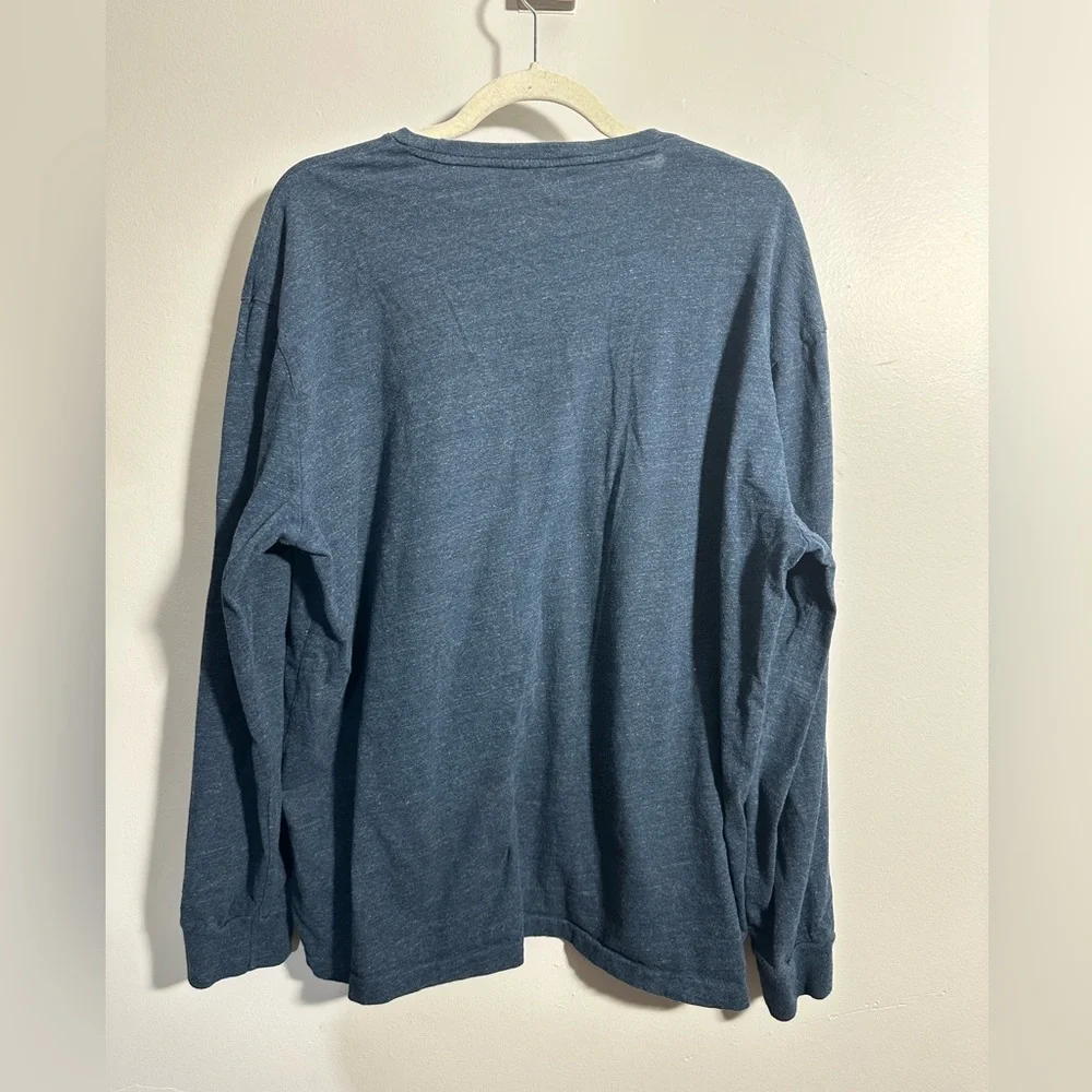 Polo Ralph Lauren Men’s XL Shirt Blue Long Sleeve Pony Classic Fit T-shirt